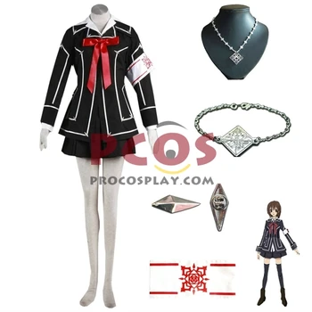 

Best Vampire Knight Cross Yuki Cosplay Costume Black Uniform & Necklace mp000768 mp001443