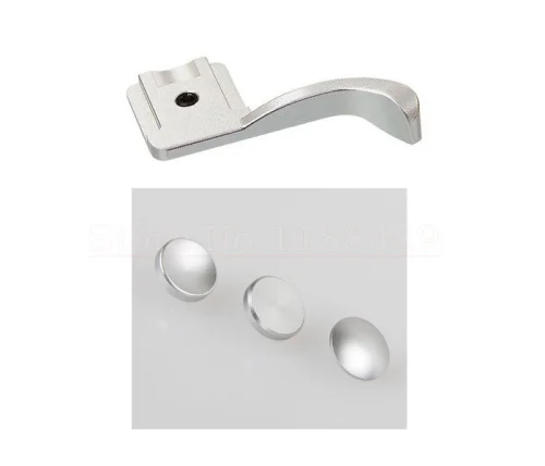 

4in1 Sliver Shutter Release button + GRIP THUMBS thumb button Finger buckle F Fuji X-PRO1 X-E2 X-A1 X100 X100S x10 x20 X-M1 X-A1