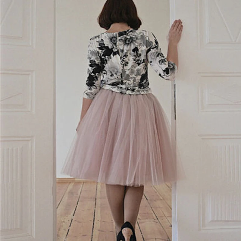 Женские модные милые летние кружевные юбки-пачки 8 стилей, эластичная резинка на талии, высокая талия, однотонные кружевные юбки-пачки длиной до колена, повседневная одежда
