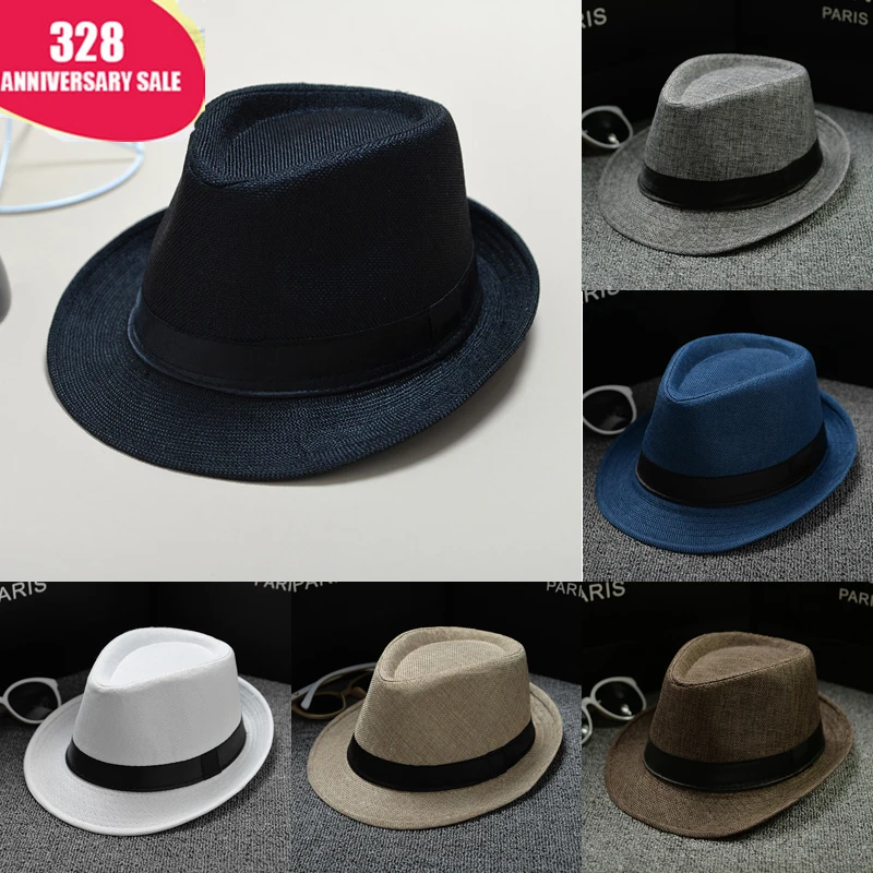 fabric fedora hat