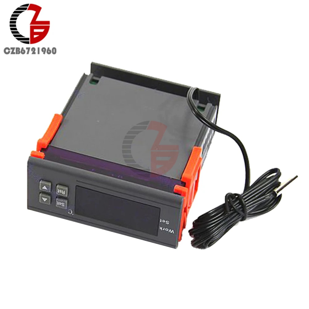 

DC 12V Digital Temperature Controller Thermostat Heating Cooling Incubator Fridge Thermal Regulator Thermometer Weather Station