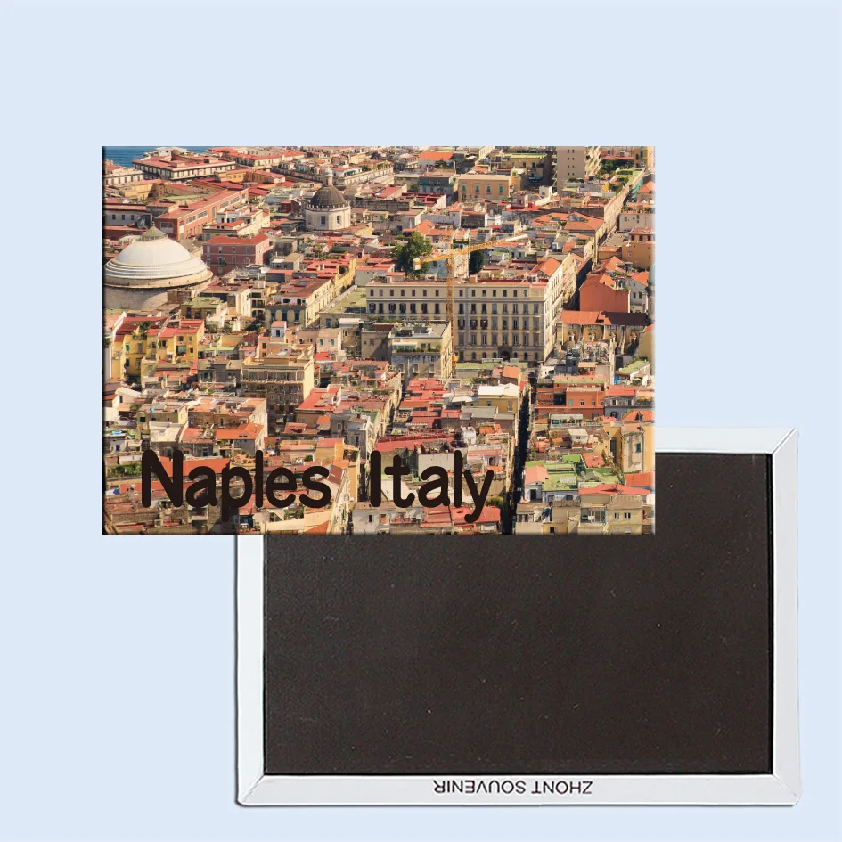 

View from the fortress in Naples Italy Fridge Magnetic 24301