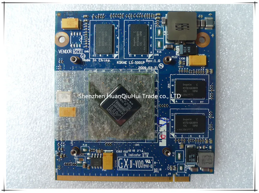  Original HD4650  WK910 K LS-5001P Video Graphics Card for TOSHIBA 100% Full TESTED  