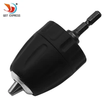 1Piece 0 8 10mm Keyless Drill Chuck 3 8 24UNF with Adaptor for Electric Drills Power