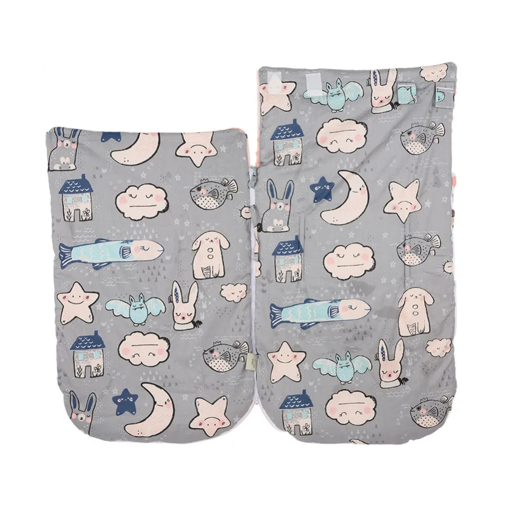 Спальная одежда для новорождённых малышей 0-3 лет удобные мешки из чистого хлопка для сна детское Пеленальное Одеяло и пеленание зима