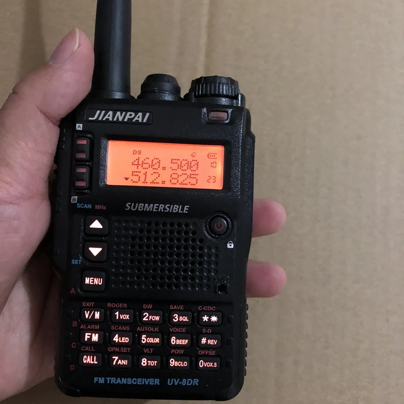 VX-8DR walkie talkie 136-174/400-520MHz UV-8DR two way radio portable Ham  radio dual band long distance hunting radio