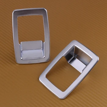 

CITALL 2pcs ABS Chrome Car Interior Styling Rear Seat Adjustment Frame Trim Cover Fit for BMW X4 G02 X3 G01 2018