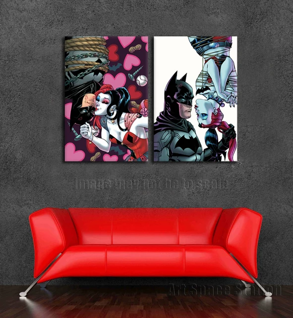 batman comics harley quinn wall photo high gloss poster print on