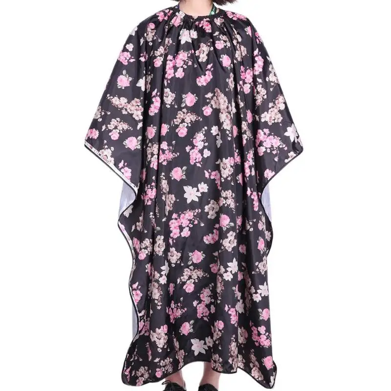 Flower Pattern Cutting Hair Waterproof Cloth Salon Cape Hairdressing Hairdresser Apron Haircut capes