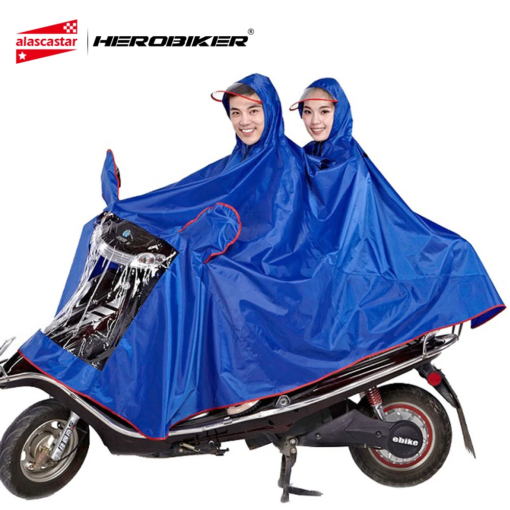 

HEROBIKER Motorcycle Raincoat Waterproof Suit Rain Coat Motorcycle Rain Suit Rainwear Poncho Accessories Women Men Two-person