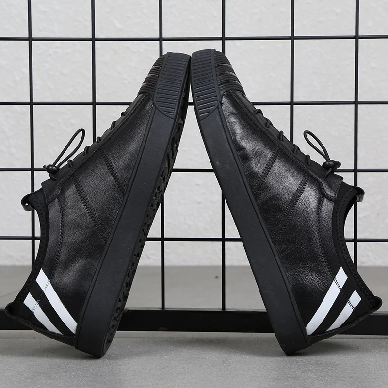 38 Elástica Hombre Tamanho Respirável Sapatilhas De Sapatos Black Fivela Tênis Skate Moda Homens Chegada 44 Novos Zapatos UYZwx1q7n