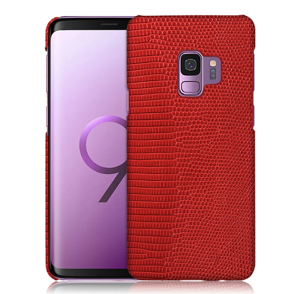 Новинка роскошный чехол накладка из натуральной ящерицы для Samsung Galaxy S9 Plus