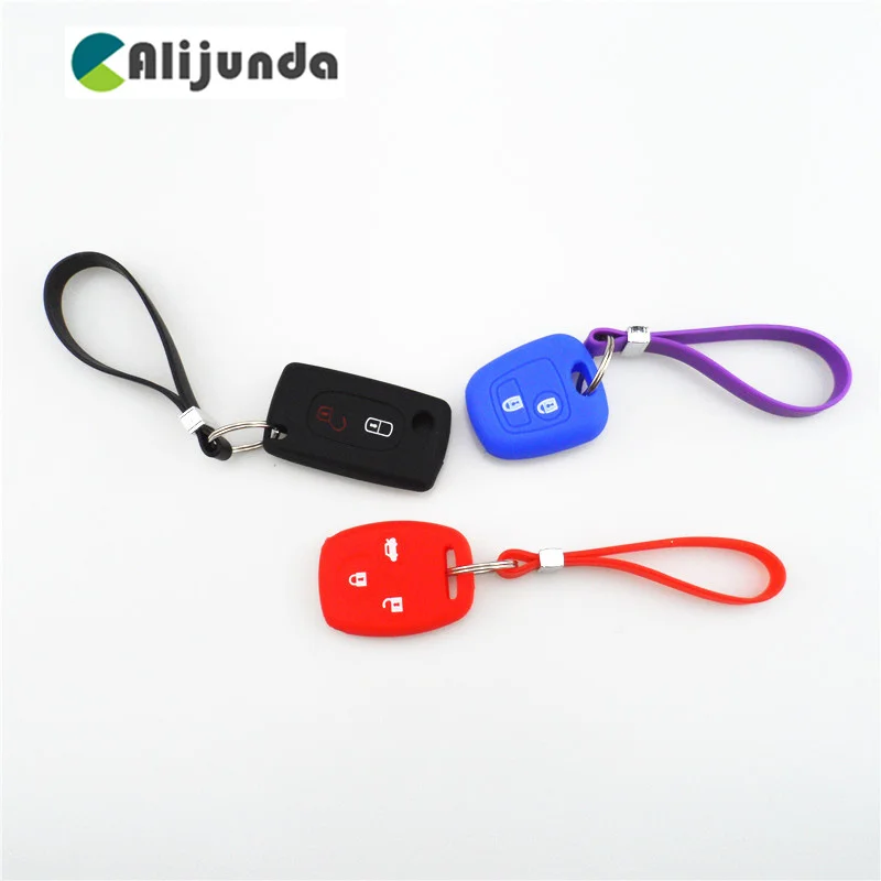 Модный силиконовый ремешок для брелка Volkswagen vw POLO Tiguan Passat Golf EOS Scirocco Jetta Bora Lavida|keychain