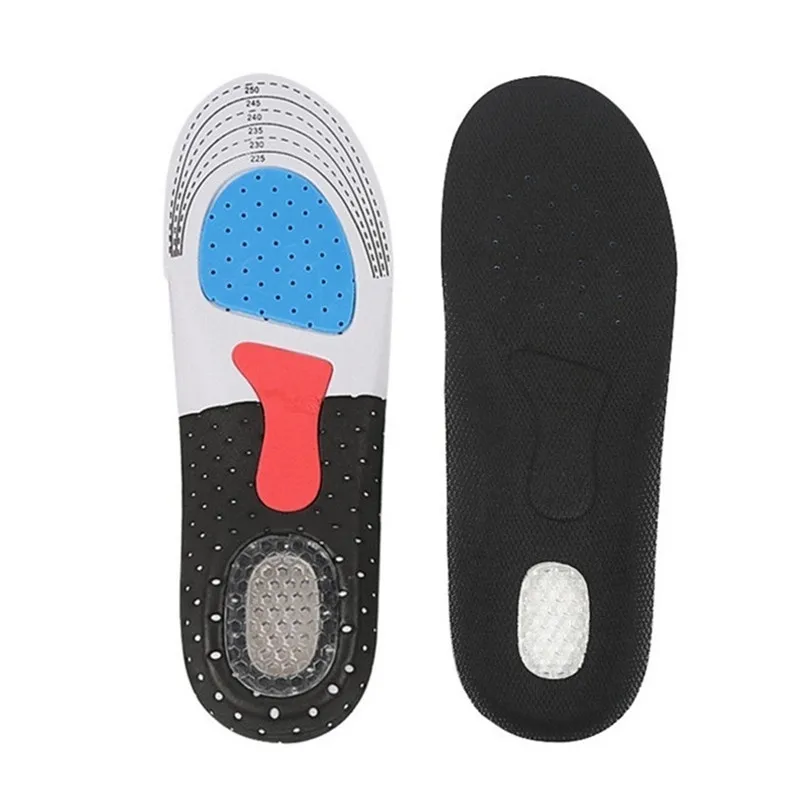 Unisex Silicone Sport Insoles Orthotic Arch Support Sport Shoe Pad Running Gel Insoles Insert Cushion for Walking,Running Hiking