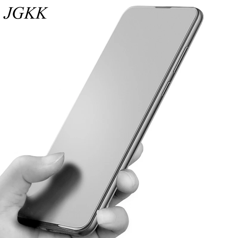 

JGKK Matte Anti Fingerprint Tempered Glass for OPPO Reno 10x Zoom Frosted Screen Protector for Reno 10 x Zoom 9H Protective Film