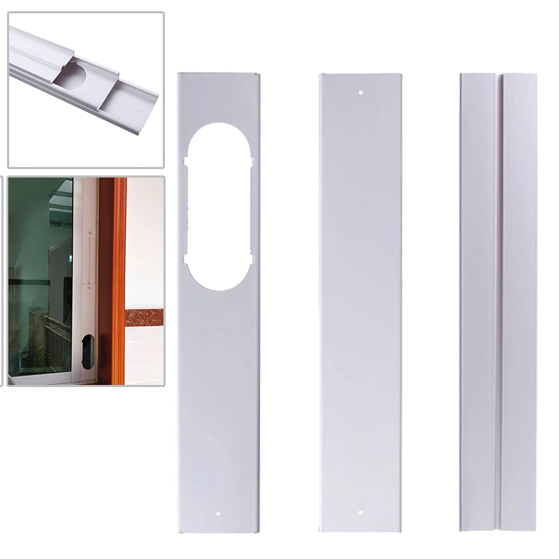 

Useful Window Slide Kit Plate/Exhaust Hose Adapter For Portable Air Conditioners Tool
