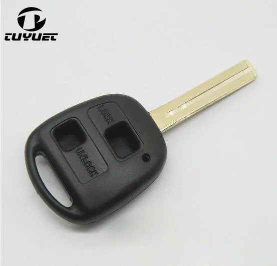 Uncut Blade Rremote ключ оболочки 2 кнопки TOY48(короткое лезвие) 38 мм/40 мм лезвие для Lexus Prado Prius Cool Luze