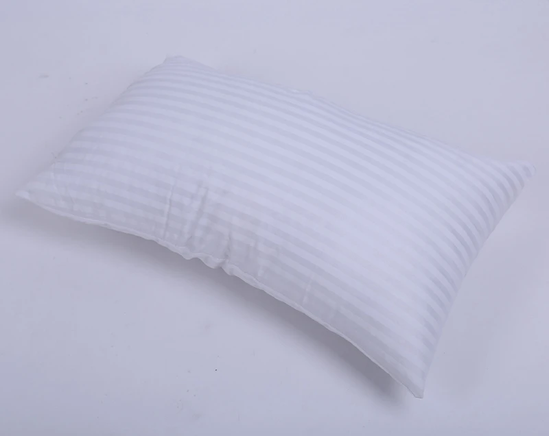 Супер мягкая удобная шелковая подушка для взрослых, подушка для шеи, постельные принадлежности в полоску, хлопок, наволочка 48x74 см/66x66 см, для сна, 1 шт