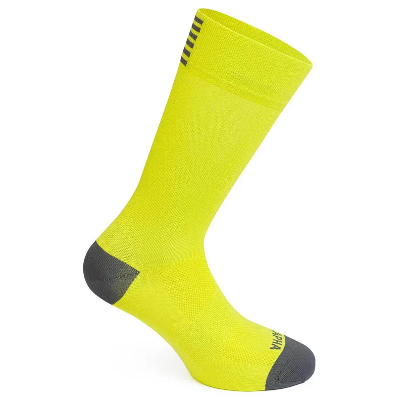 Профессиональные брендовые дышащие спортивные носки дорожные велосипедные носки спортивные носки для спорта на открытом воздухе - Цвет: yellow