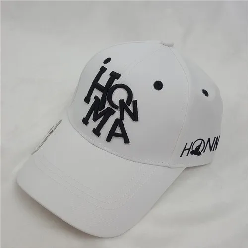 Гольф шляпа Гольф Кепка HONMA бейсболка для улицы шляпа солнцезащитный козырек Спорт Гольф шляпа - Цвет: Белый