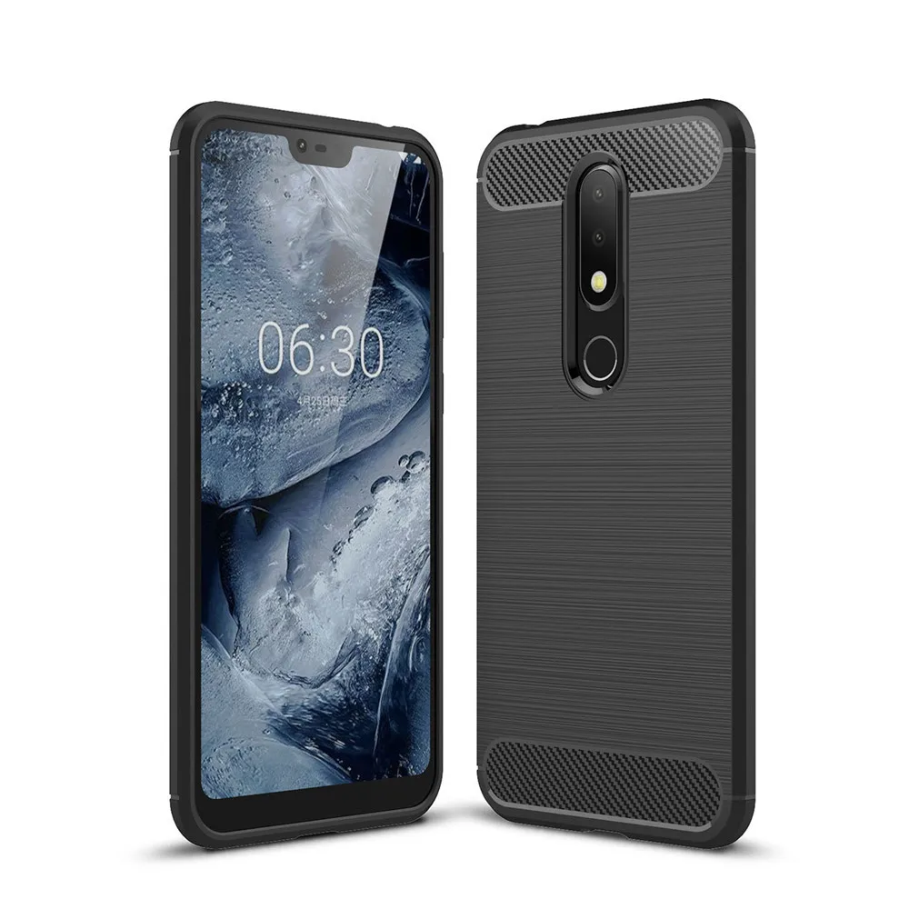 Для Nokia 6 1 чехол Plus роскошный полностью Мягкий ТПУ силиконовый для Nokia6.1 защитный