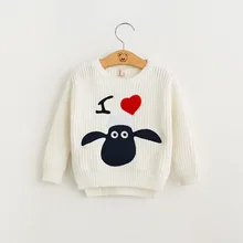 New 2016 Baby Girls Crochet Cartoon Sweaters Kids Girls Knit Pullover Girl Spring Autumn Jumper Tops Babies Wholesale Clothing