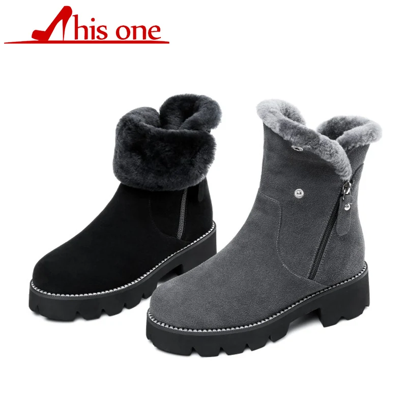 

Hot boots, 2018 new high heels, winter boots, ankle boots, women's rubber socks, plush shoes insoles, women's leather shoes.