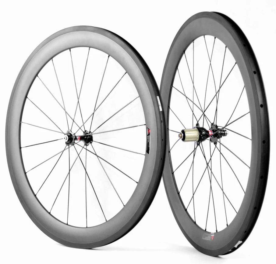 Perfect ruote in carbonio bici da corsa clincher wheel/rim 60mm depth 23 width china racing bike brompton best review bicycles wheel set 0