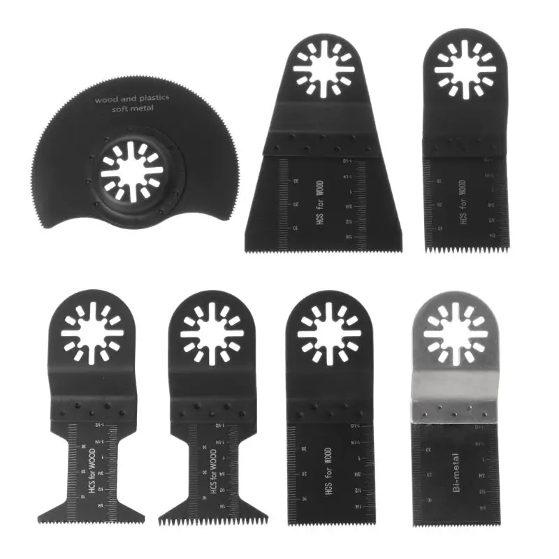 

9Pcs/Set Metal Saw Blades Oscillating Multi Tool Accessories Kit Quick Release for Fein Makita Bosch