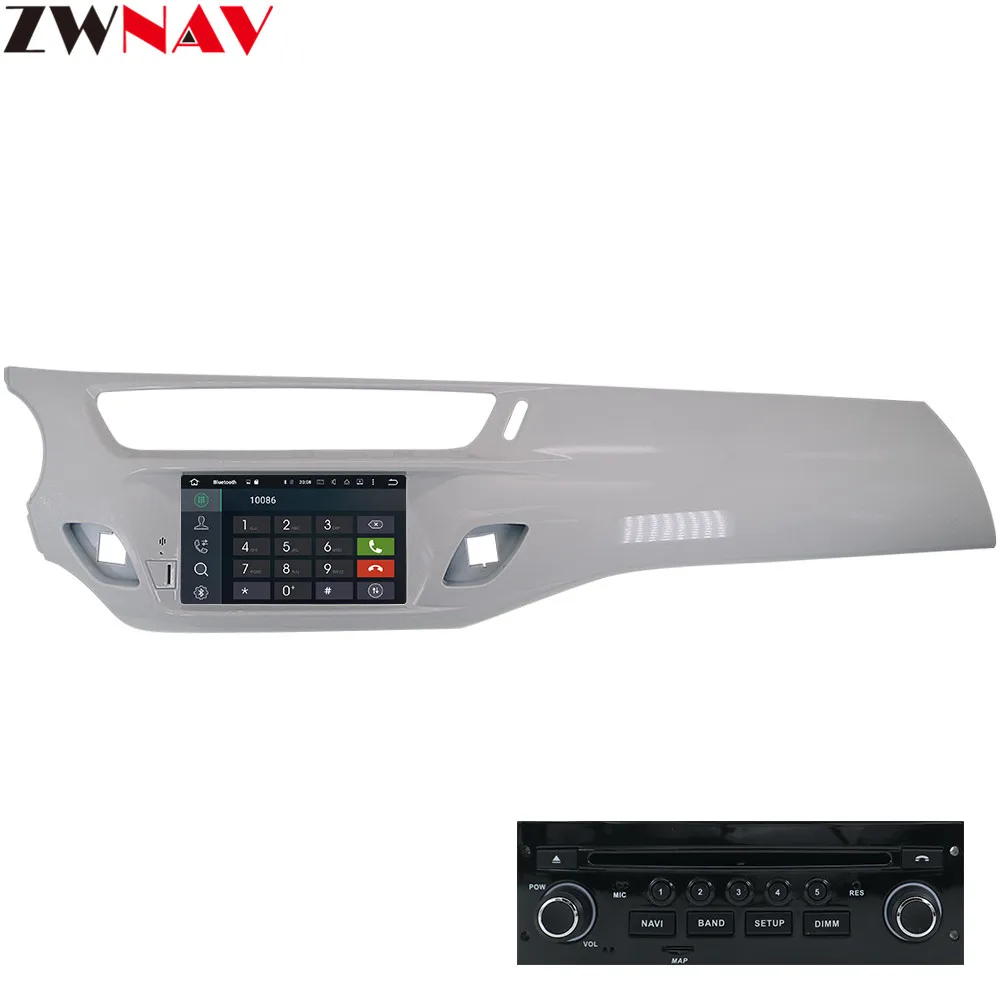 Top Android 9.0 4+32GB Car DVD Player GPS Stereo Navigation Auto Radio Audio Video Multimedia for Citroen C3 DS3 2010-2016 2