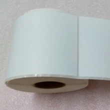 Клейкая наклейка термоэтикетка 80 мм x 90 мм 500 штук/рулон пустая прямая печать ярлыков термобумага этикеток