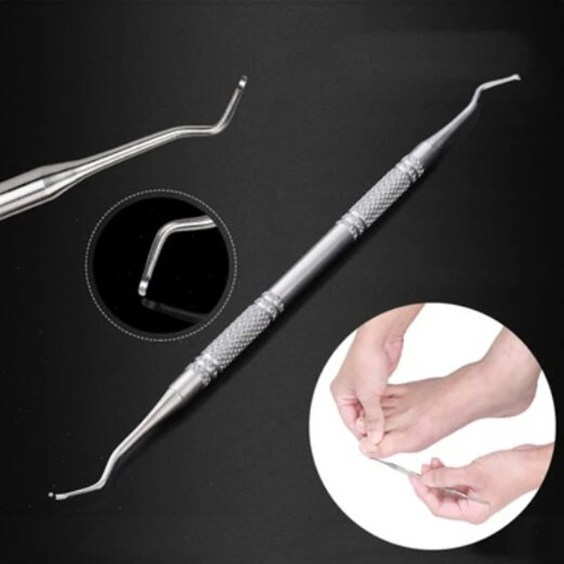 1Pcs Finger Toe Nail Clippers Double Side Cleaning Hook For Ingrown