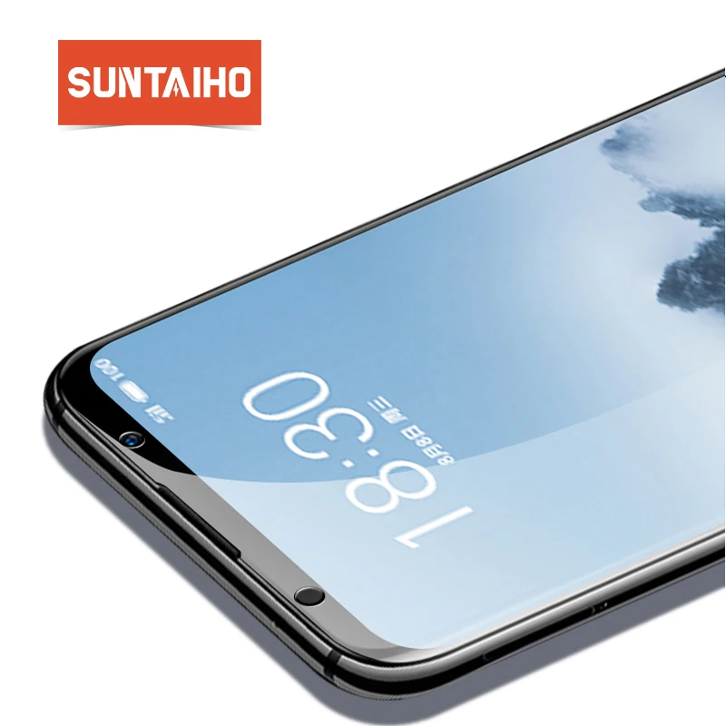 Suntaiho полное покрытие закаленное стекло для MEi zu 16th plus 9H аксессуары Защитная