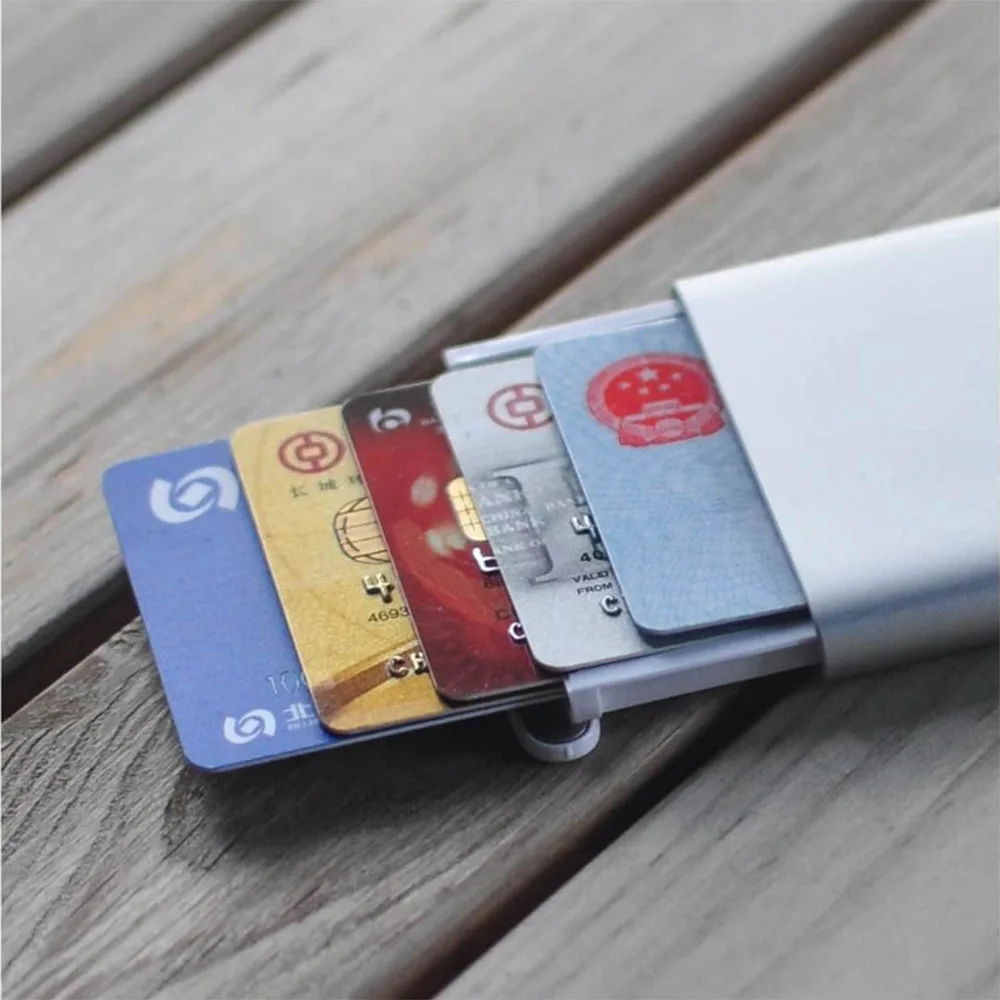 Футляр для карт Xiaomi MIIIW автоматический выдвижной футляр держатель металлический