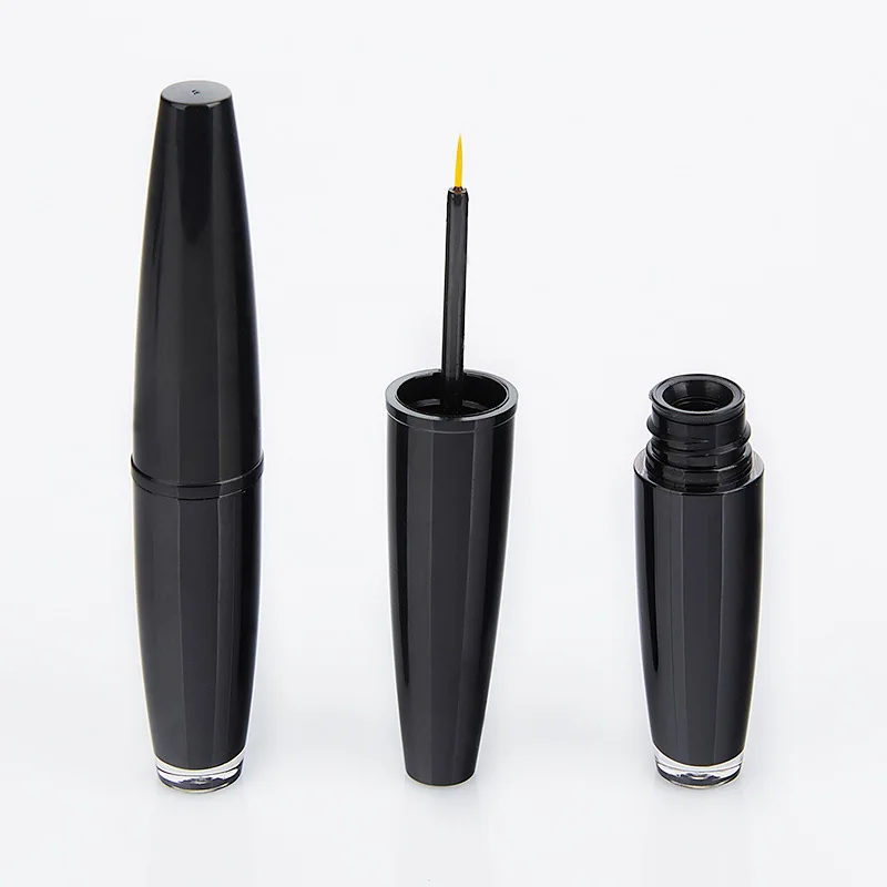

50pcs Black 3ml Empty Liquid Eyeliner Tubes Liquid Makeup Macara Eye Liner Eyelash Growth Serum Essential Oil Packaging Bottles