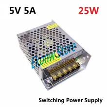 25W 5V 5A Switching Power Supply font b Factory b font Outlet SMPS Driver AC110 220V