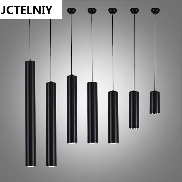 Moderne aluminium korte enkele hanglamp led bar rechte cilinder ... Moderne aluminium korte enkele hanglamp led bar rechte cilinder ...