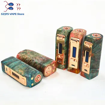 100%Original Yiloong fogger regulated wood stabilized box mod 167w TC Squonk MOD Max 167W output 18650 battery box Mod Vape Mod