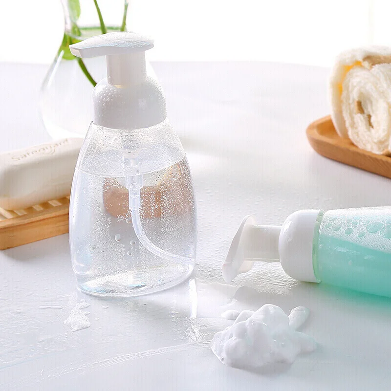 

Empty Cosmetic Jar Pot Handheld Empty Makeup Face Lotion Squeezed Bottle 300ml Liquid Container Shampoo Dispenser