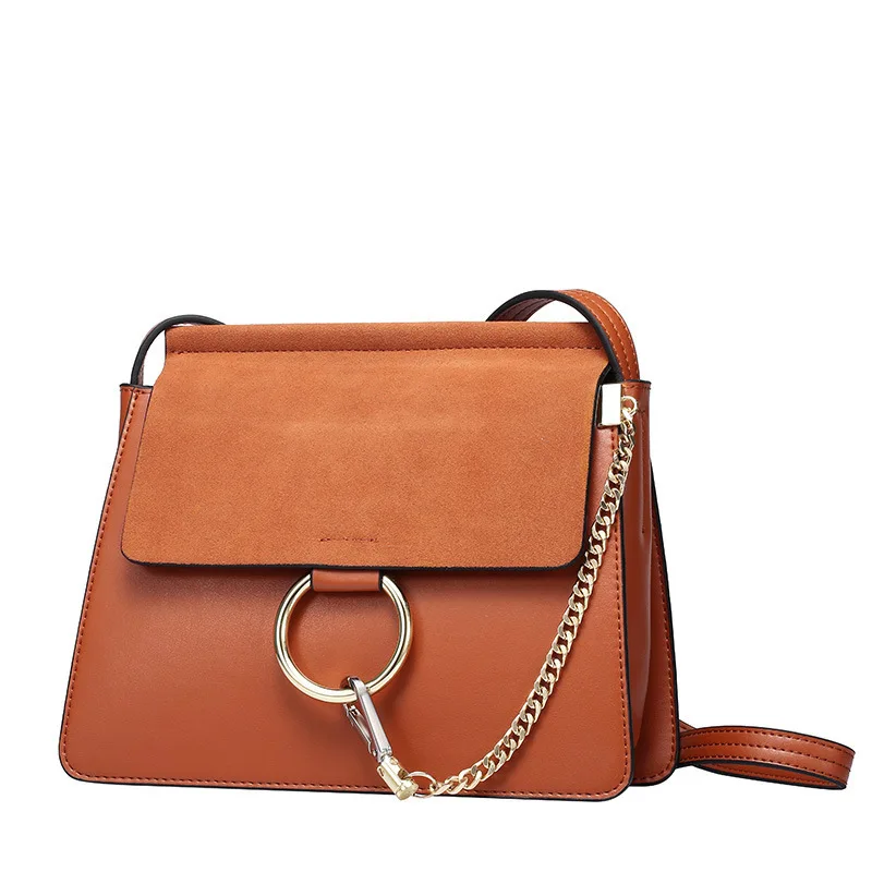 

Cowhide Circle Chain crossbody bags for shoulder bag female women famous brands messenger genuine leather handbags High Quality