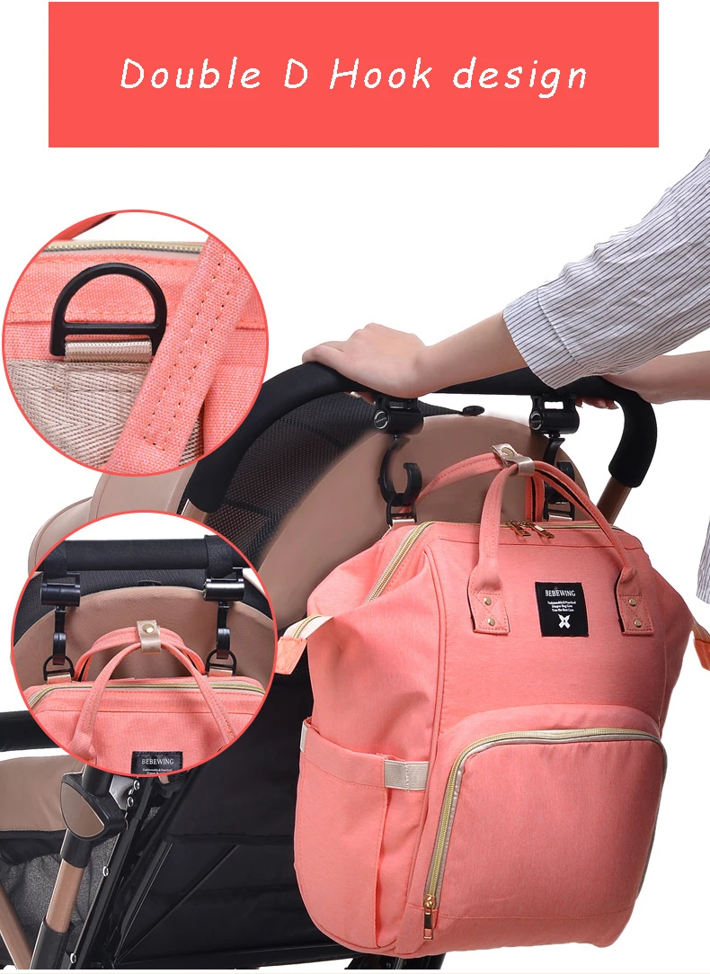 Новые водонепроницаемые сумки для мам, сумки для подгузников для мам, сумка для подгузников с принтом, рюкзак для мам для коляски, уход за ребенком# Y