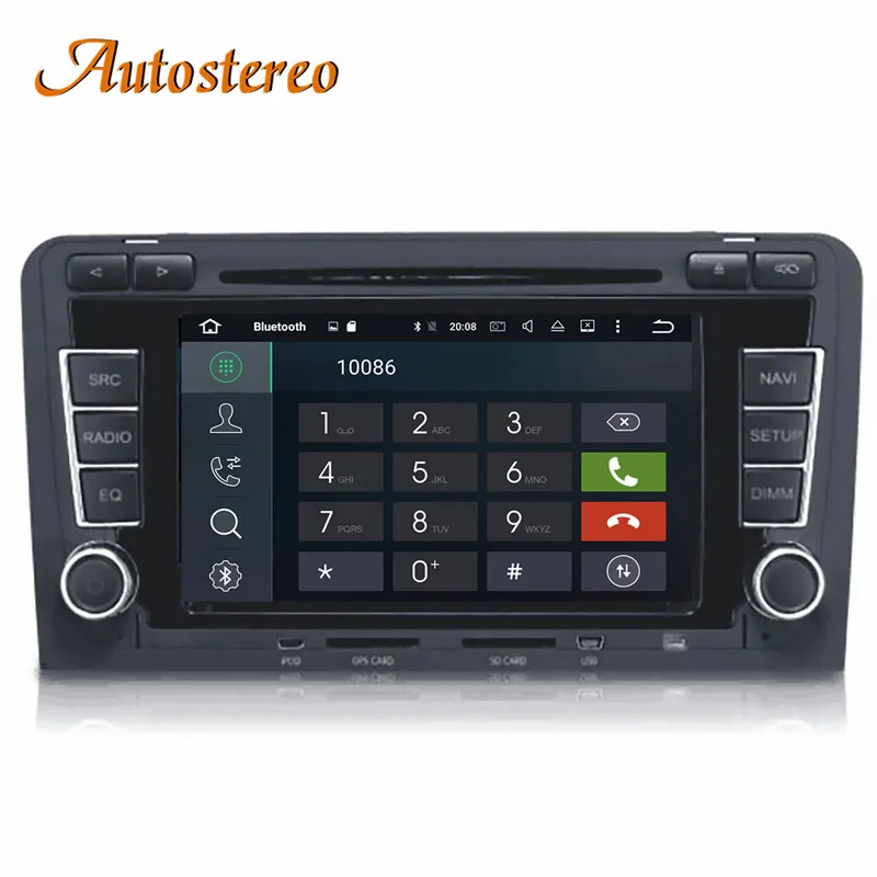 Cheap Android 9 Car DVD CD player GPS Navigation Auto Stereo For Audi A3 S3 2003-2012 car Multimedia radio tape recorder head unit 3
