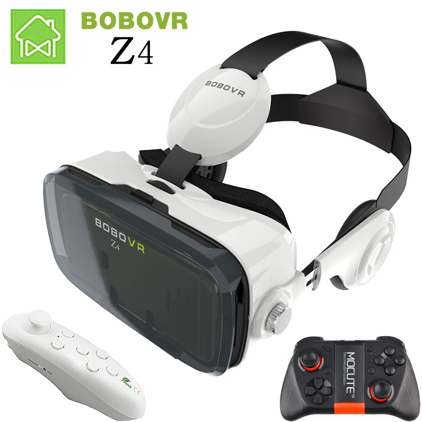 Очки виртуальной реальности 3D VR BOBOVR Z4 картонные смарт очки с наушниками|3D