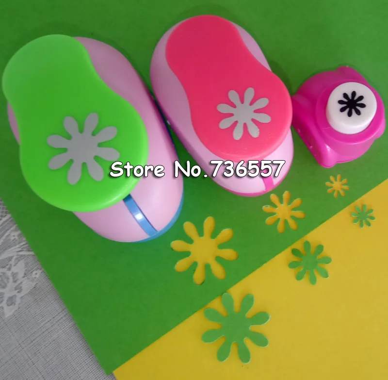 

Free Shipping (3/8",5/8",1") Daisy Shaped craft punch Scrapbooking School DIY Flower Paper Cutter EVA foam Petal Hole Punches