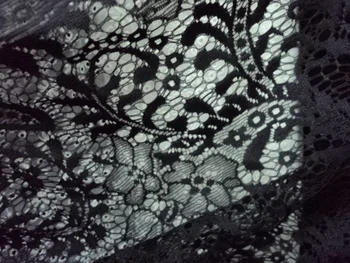 

145cm wide black lace clothes cheongsam diy fabric