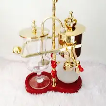 Королевская belgium кофе машинка, Бельгийское Кофе чайник/Balacing вакуумная Кофеварка горшок, хороший цвет шампанского, бренд famouse