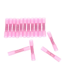 PJ-122R-Z 100 шт. 22-18 AWG изолированный термоусадочный стыковой соединитель водонепроницаемый провод электрические обжимные клеммы соединительная трубка для автомобиля