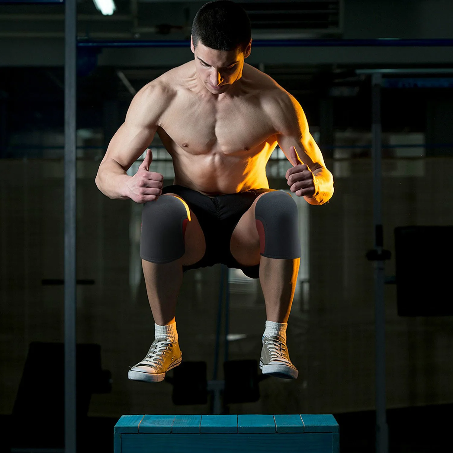 Crossfit Games Knee Support 7mm - X-Small - Black - Expand Your Movement + Cross Training Potential - Knee Sleeve