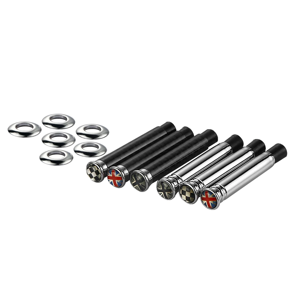 Ручка дверного замка из углеродного волокна для Mini Cooper S One JCW Clubman Countryman R55 R56 R57 R58 R59
