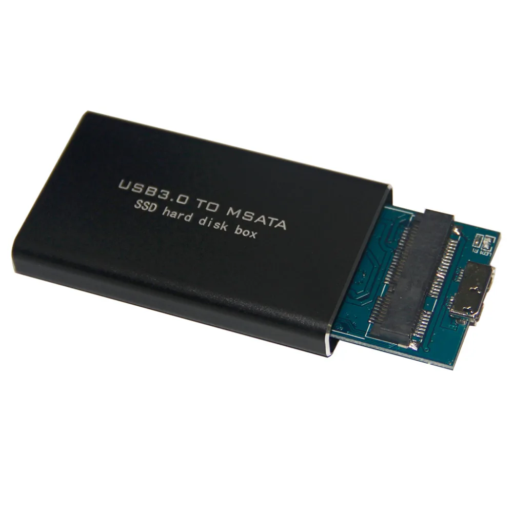 Новые LS-721M переносной USB 3,0 для MSATA SSD жесткий диск коробка для 3060/3042 компьютер PC Тетрадь внешний памяти с кабель